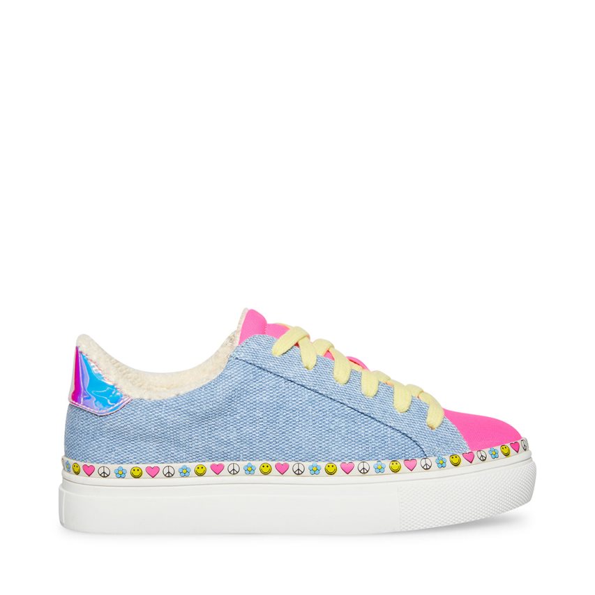 Zapatillas Steve Madden Jvibez Denim Fabric Niños Multicolor | ES OR0E13